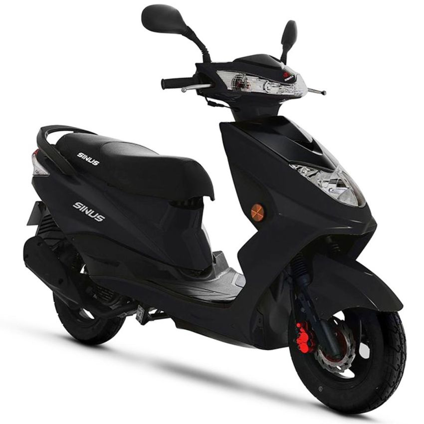 Scooteur ZIMOTA Sinus 125 CC | 4 Temps - Noir 