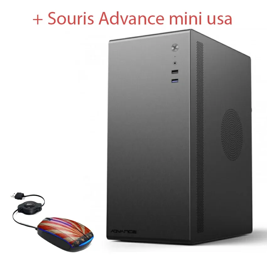 Pc de Bureau Gamer Graiet | RYZEN 5 -5600G 8Go/240G SSD - Noir