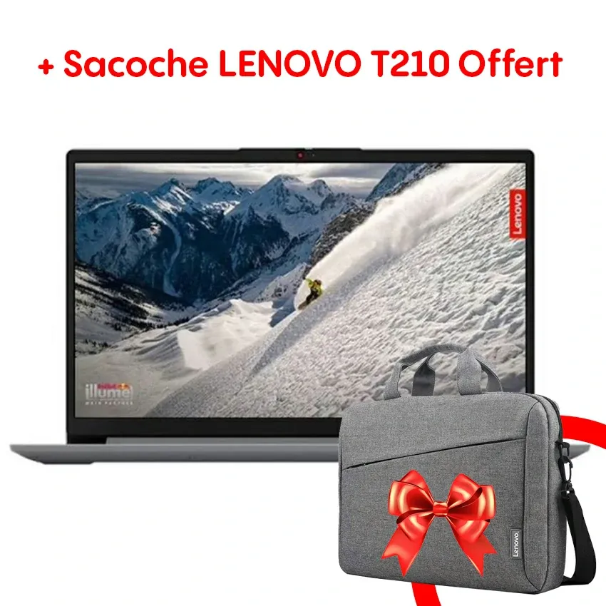 Pc Portable LENOVO  IDEAPAD 1 | AMD ATHLON - 7120U - 8GO - 256SSD - FD -  Silver