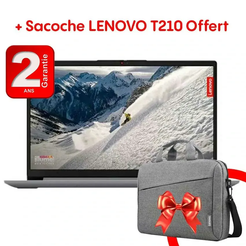 Pc Portable LENOVO  IDEAPAD 1 | AMD ATHLON - 7120U - 8GO - 256SSD - FD -  Silver