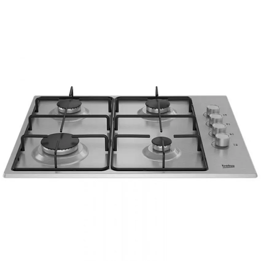 Plaque de cuisson Encastrable BEKO 4 FEUX | 61 CM - Gaz - INOX 