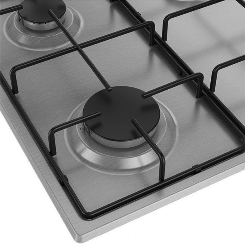 Plaque de cuisson BEKO 4 Feux à Gaz | 61 cm - HIGG 64123 SXL  -  Inox 