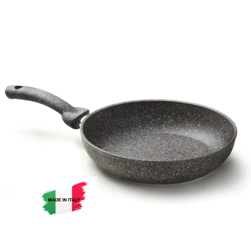 Poêle POT ITALIA 30CM | Fond antidérapant  - Sans PFOA - Gris