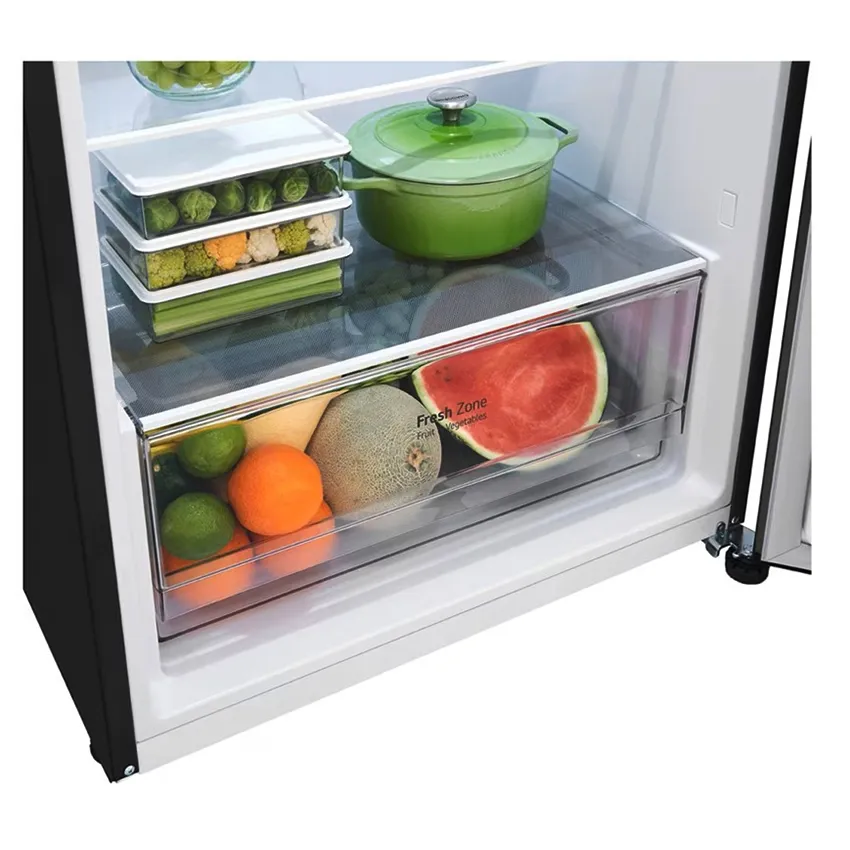 Réfrigérateur LG 335 Litres No Frost | INVERTER - GL-B332PXGB - Noir