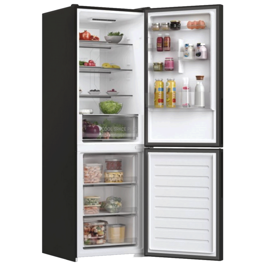 Réfrigérateur Combiné HOOVER 341 Litres NoFrost | HOCE4T618EB - Noir 