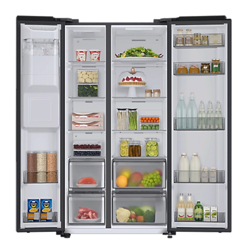 Samsung Réfrigérateur SIDE BY SIDE Twin Cooling (609 Litres) Noir