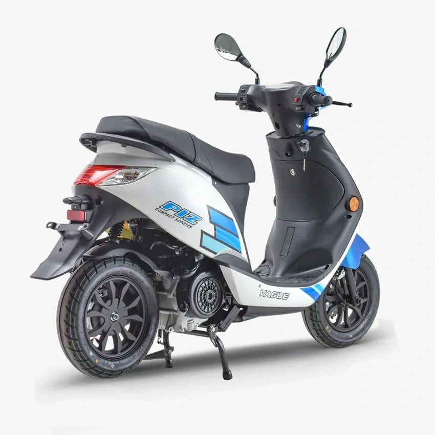 Scooter ZIMOTA Vague PIZ 124CC | 4 Temps - Blanc/Bleu