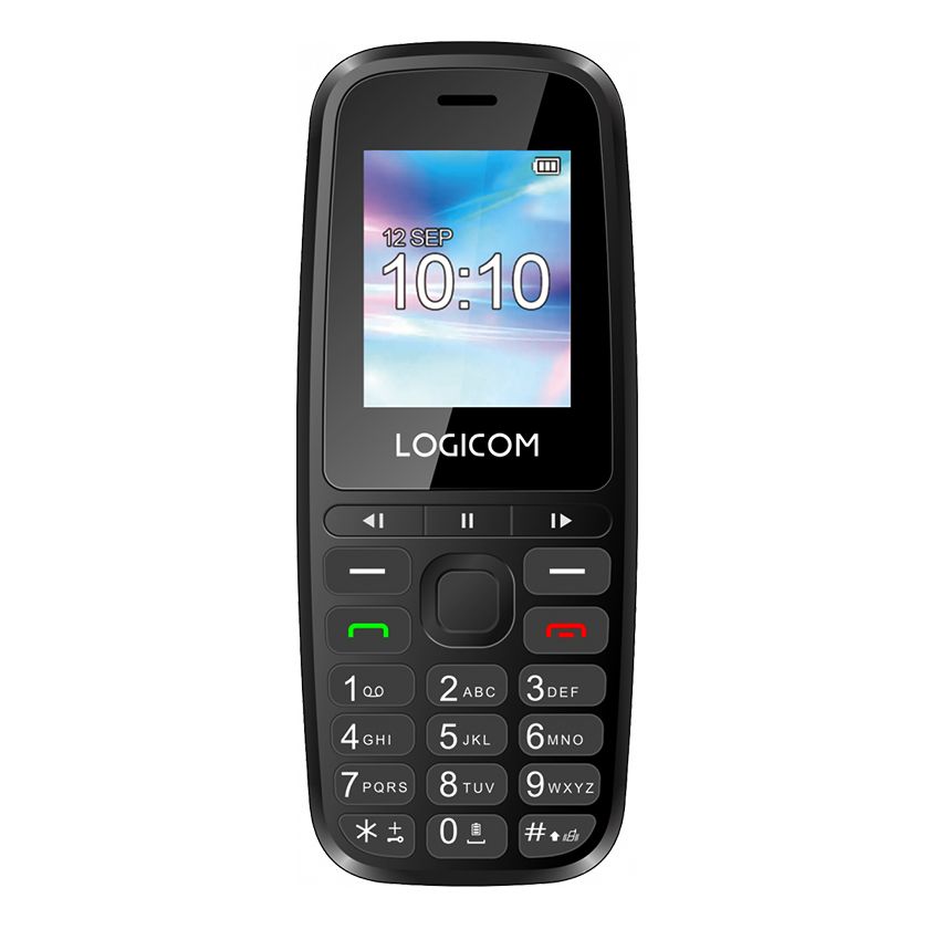 Téléphone Portable LOGICOM  P197E | Double SIM - Noir