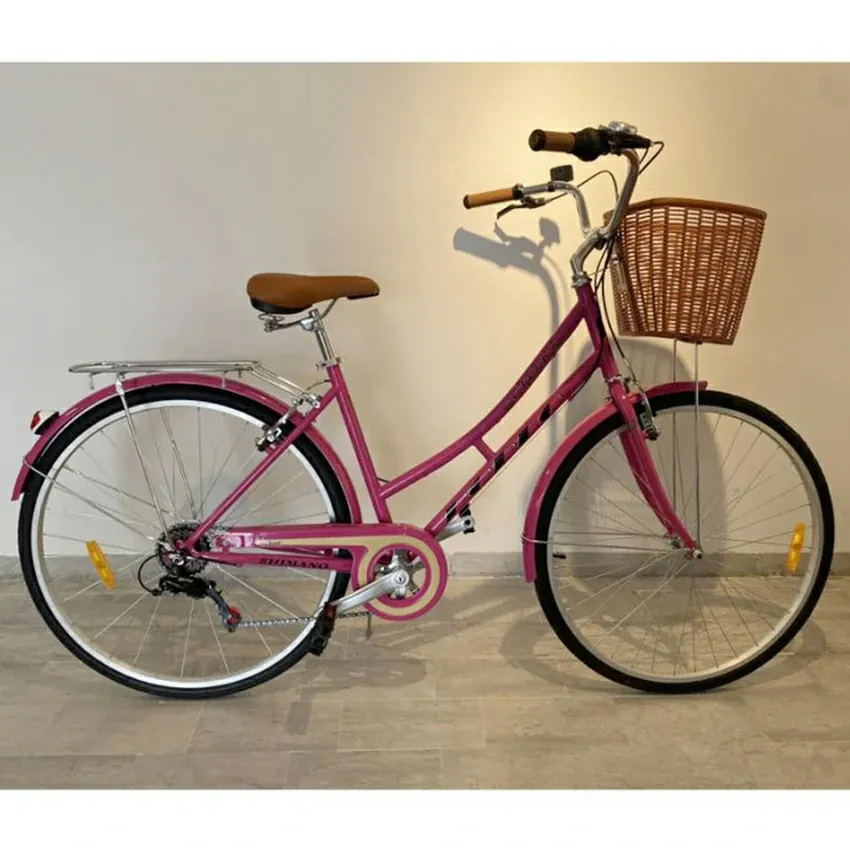 Vélo de Ville RODEO 26 Pouces | 6026.C6VS - Shimano -  Rose