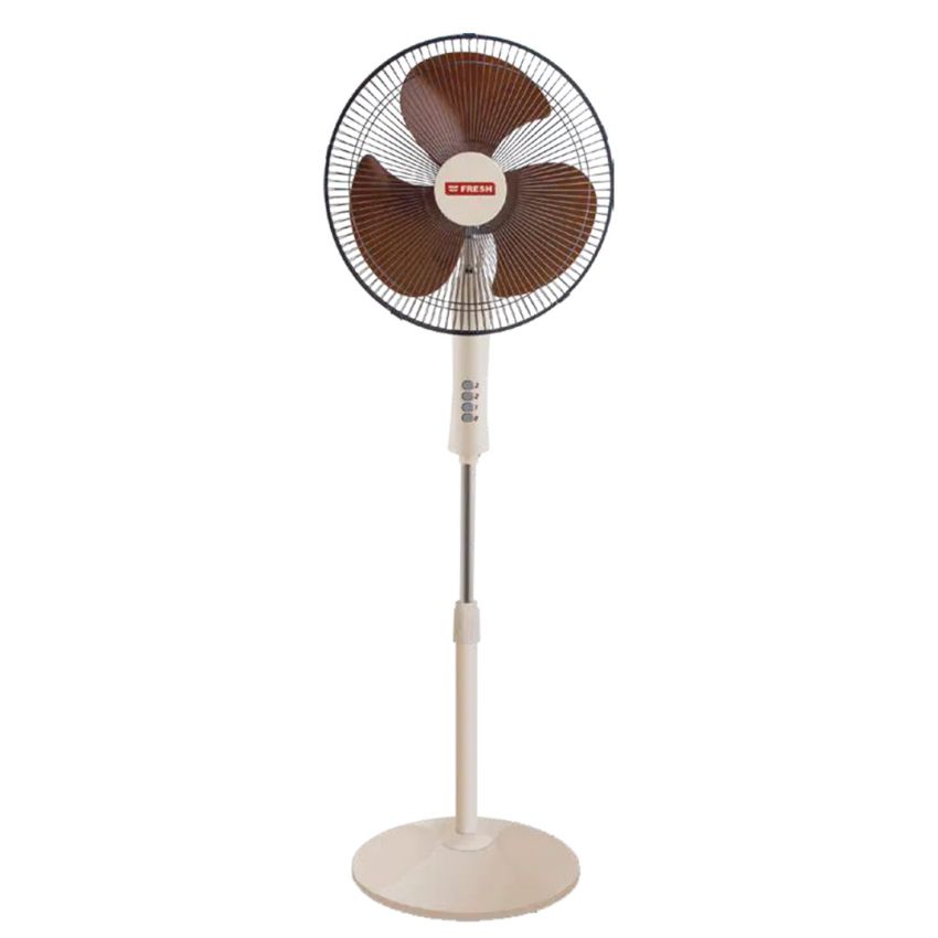 Ventilateur sur pied silencieux FRESH | Rotation : 90° - Beige