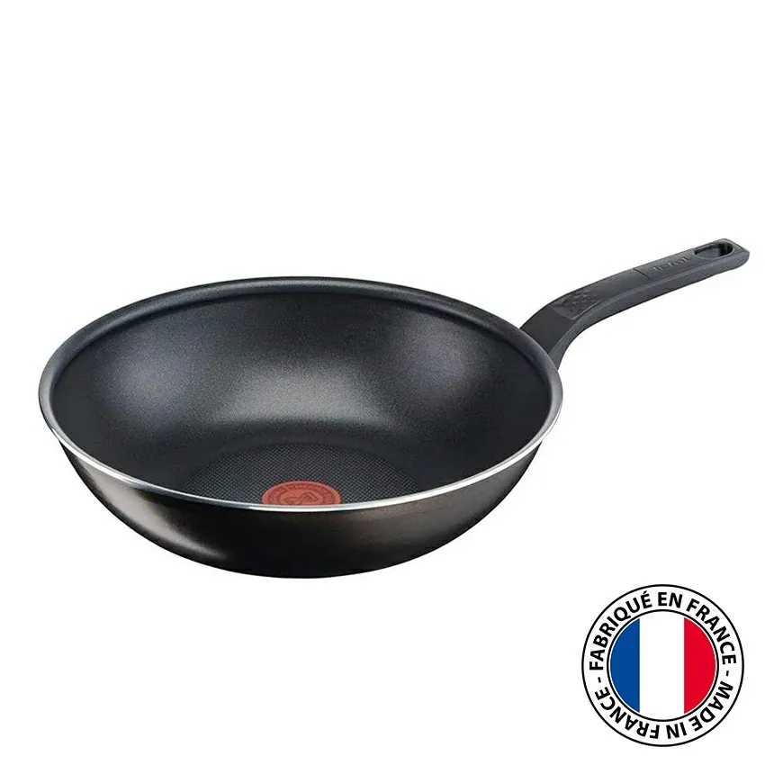 Wok TEFAL - EASY COOK & CLEAN  | 28 cm - Noir