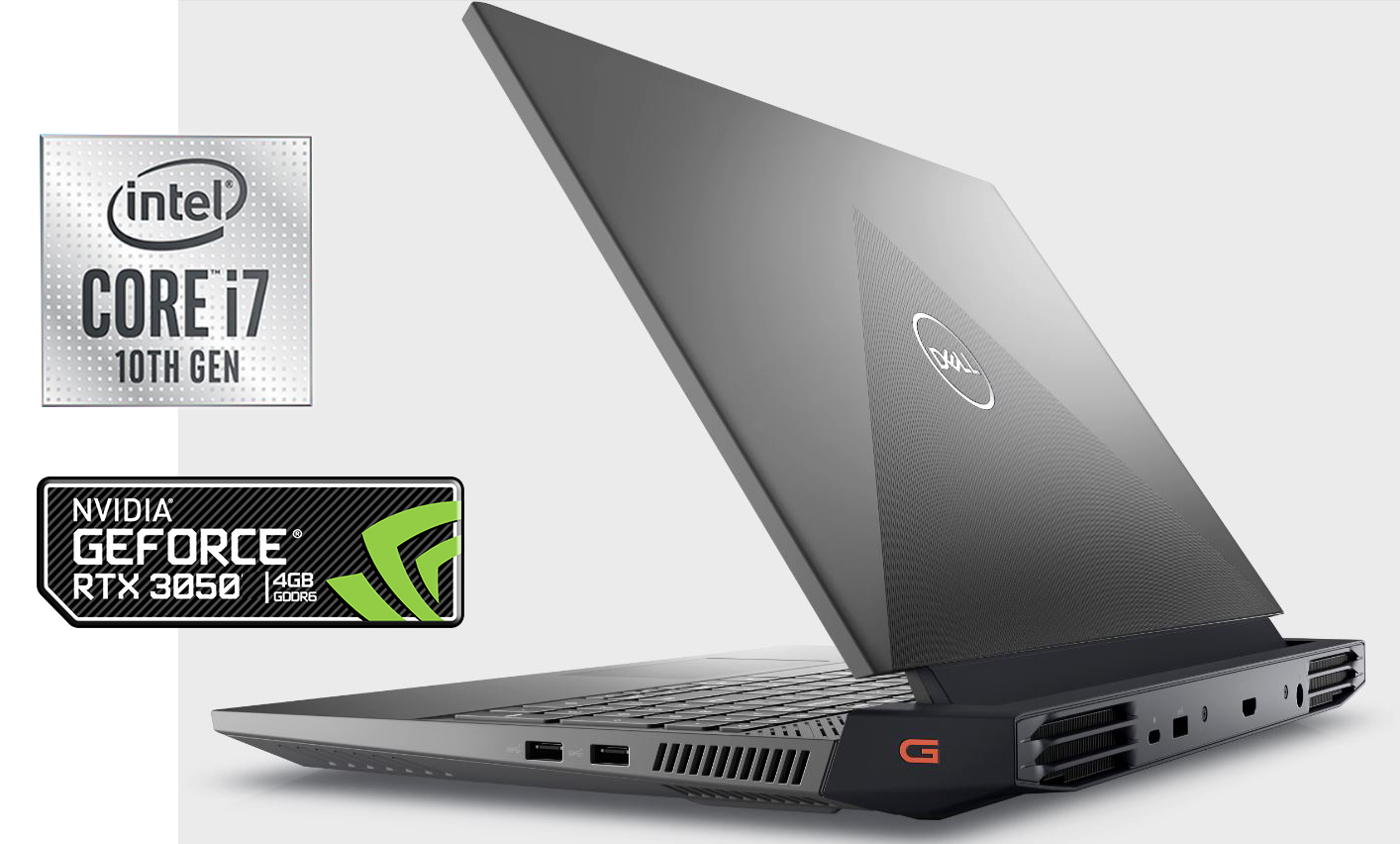 DELL Pc Portable Gaming G15 5510 (i7-10é Gén16Go512SSDRTX3050-4GoFD Noir (5510G15-I7-16G)