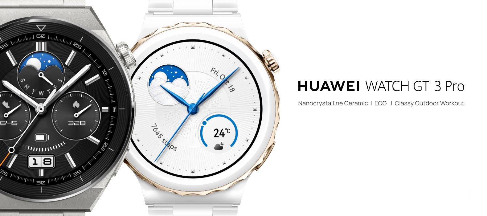 HUAWEI Montre Connectée GT 3 PRO Titanium