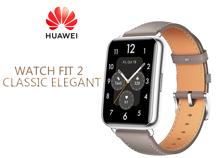 HUAWEI Montre Connectée WATCH FIT 2 CLASSIC ELEGANT (YDA-B19V)