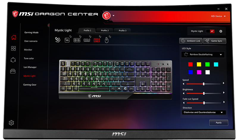 MSI Clavier Gaming VIGOR GK30