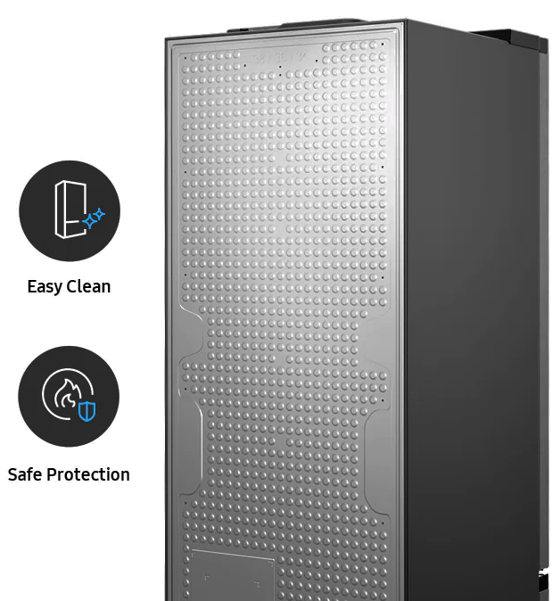 SAMSUNG Réfrigérateur Combiné (340 Litres) Noir No Frost (RB34T673EBN)