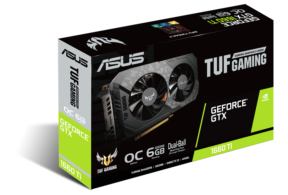 ASUS Carte Graphique TUF GAMING GEFORCE GTX 1660TI