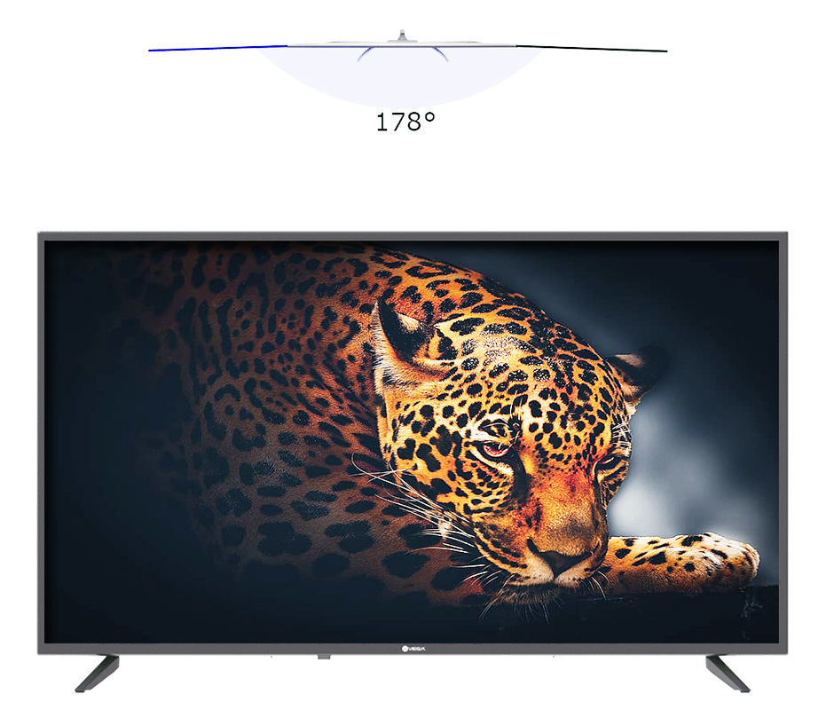 VEGA Téléviseur LED 50F2 (50) Noir SMART UHD 4K 50F2UBG