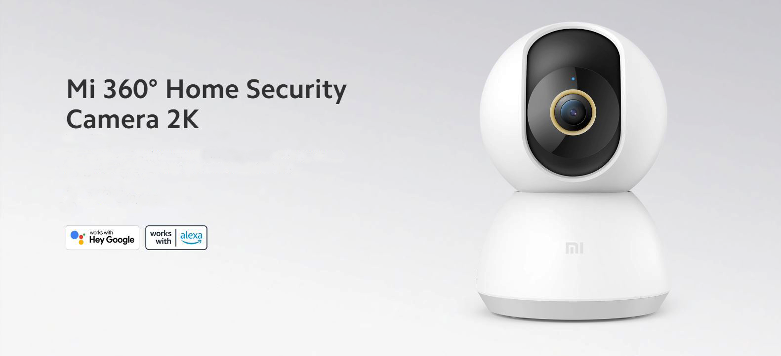 XIAOMI Caméra Surveillance Extérieur Sans Fil (2K) Blanc Wi-Fi