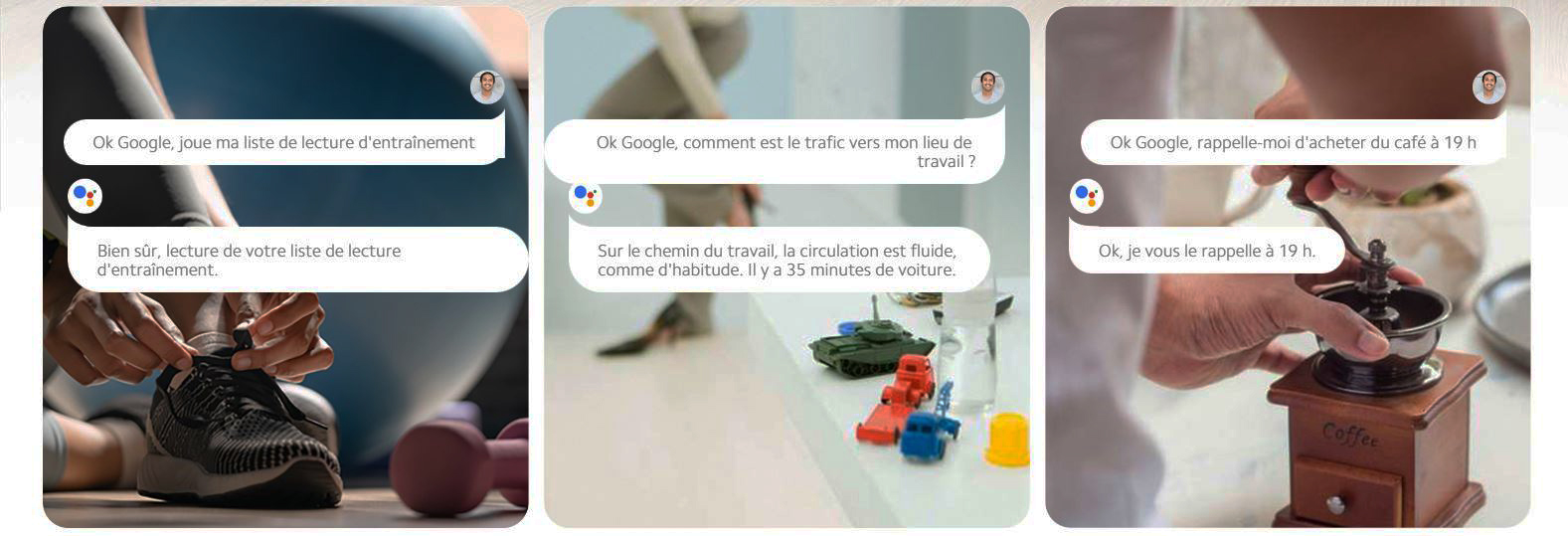 Commande vocale Google