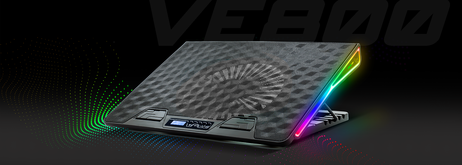 SPIRIT OF GAMER Refroidisseur Pour Pc Portable AIRBLADE 800 / RGB